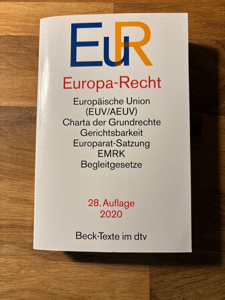 Europa-Recht, 28. Auflage aus 2020 zu verkaufen in Dresden