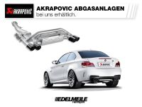 Akrapovic Abgasanlage Slip-On ESD für BMW 1er M Coupe 1M E82 Hessen - Gießen Vorschau