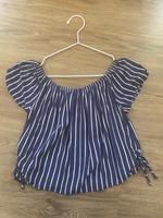 Damen Bluse blau gestreift H&M Gr. 32 Sachsen - Weißwasser Vorschau