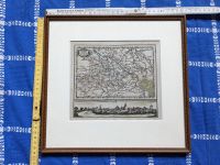 Karte "Chur-Brandenburg", alter Stich, Stadtansicht von Leipzig Hessen - Schaafheim Vorschau