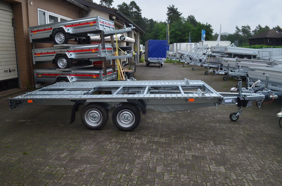 PKW Anhänger NEU 2700 Kg Autotransporter 4000x2010 mm kippbar in Bielefeld