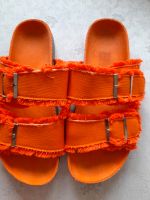 ❤️BOHO IBIZA Pantoletten orange 39 Niedersachsen - Hemmingen Vorschau