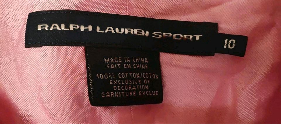 Ralph Lauren Sport Bluse Business Bluse pink Gr. 36 orig. Gr. 10 in Ratingen
