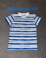 Neu Next T-Shirt Größe 116 Bio organic gestreift Saarland - Merzig Vorschau