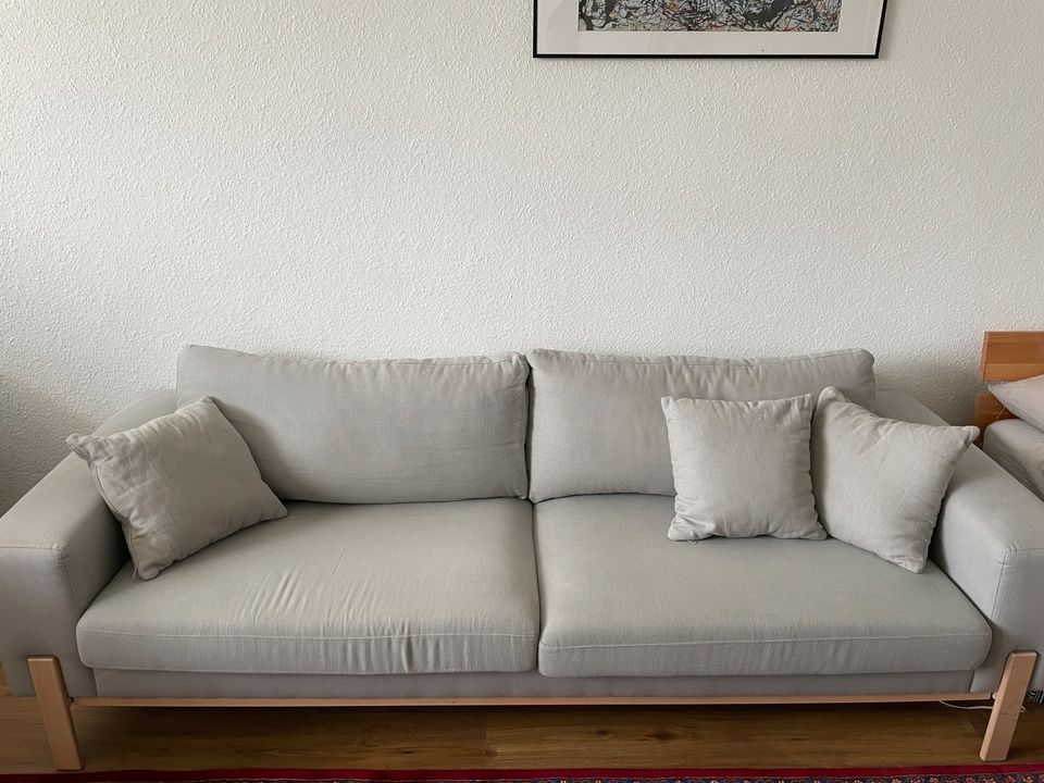 Gemütliches Sofa/Couch  „Hanne“ 3-Sitzer Baumwolle/Leinenmix in Hamburg