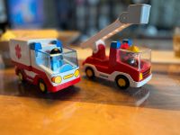Playmobil 123 Feuerwehrauto und Krankenwagen Nordrhein-Westfalen - Welver Vorschau
