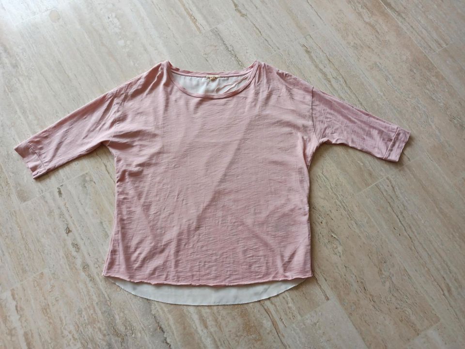 Bluse 38 M L kurzarm: Hemdbluse Gaastra + rosa Esprit Blusenshirt in Albachten