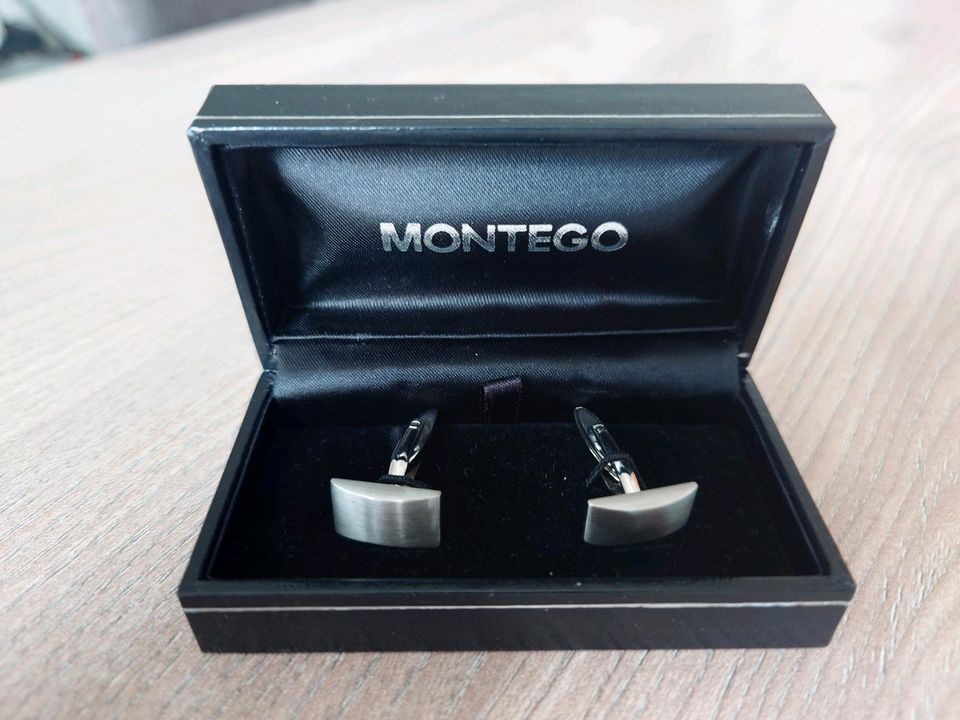 Montego Manschetten Knöpfe aus 100% Metall in Dortmund
