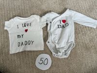 Body + Shirt „I love dad“, H&M, Gr. 50 Herzogtum Lauenburg - Schwarzenbek Vorschau