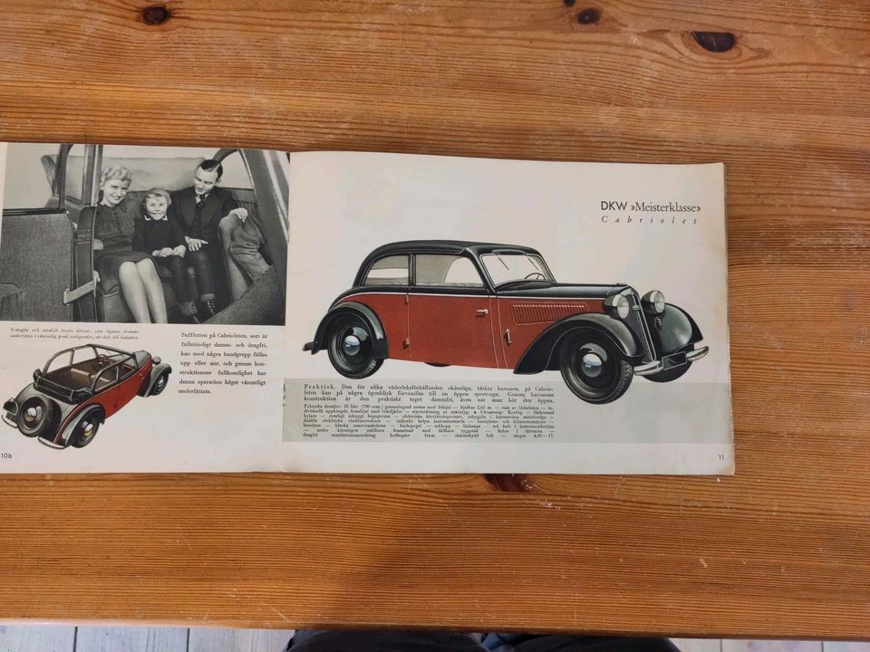 DKW Frontwagen Katalog original in Weißenberg