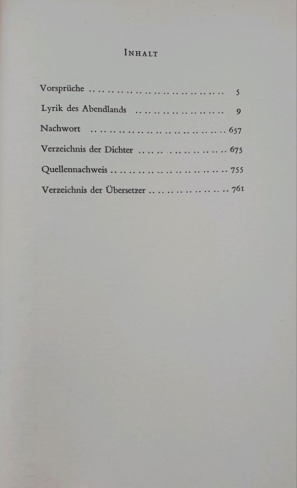 Lyrik des Abendlandes 1963, Buch in Pöttmes