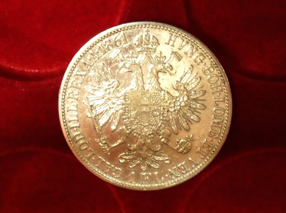 1 Florin Österreich Franz Joseph 1860,1861,1879,1888 in Eggstätt