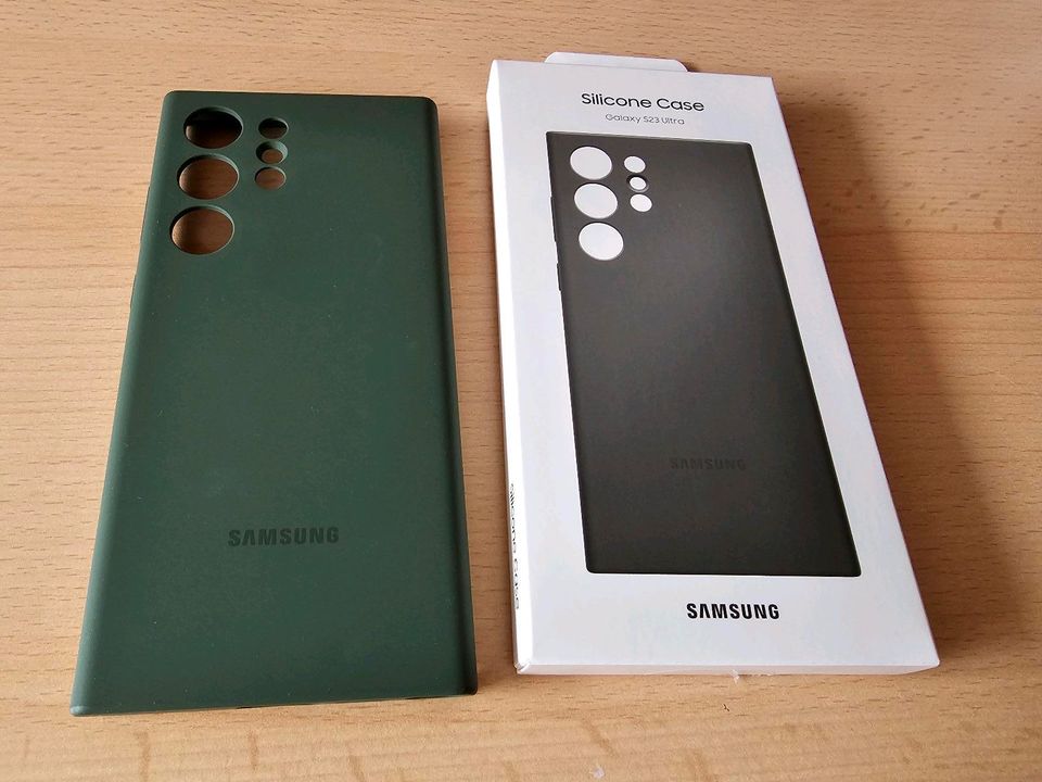 Samsung Galaxy S23 Plus Silikone Case Handyhülle Grün in Dudeldorf