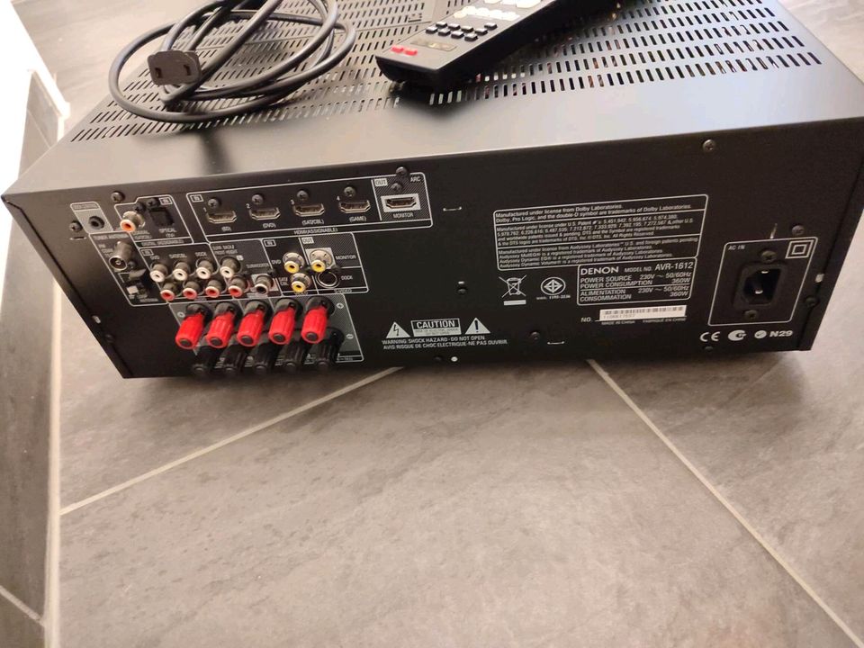 Denon AVR-1612 HDMI 5.1 AV-Receiver, 5x 120W in Ühlingen-Birkendorf