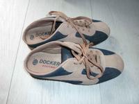Dockers Pantolette Gr. 37 jeansblau-beige -neu- Baden-Württemberg - Offenburg Vorschau