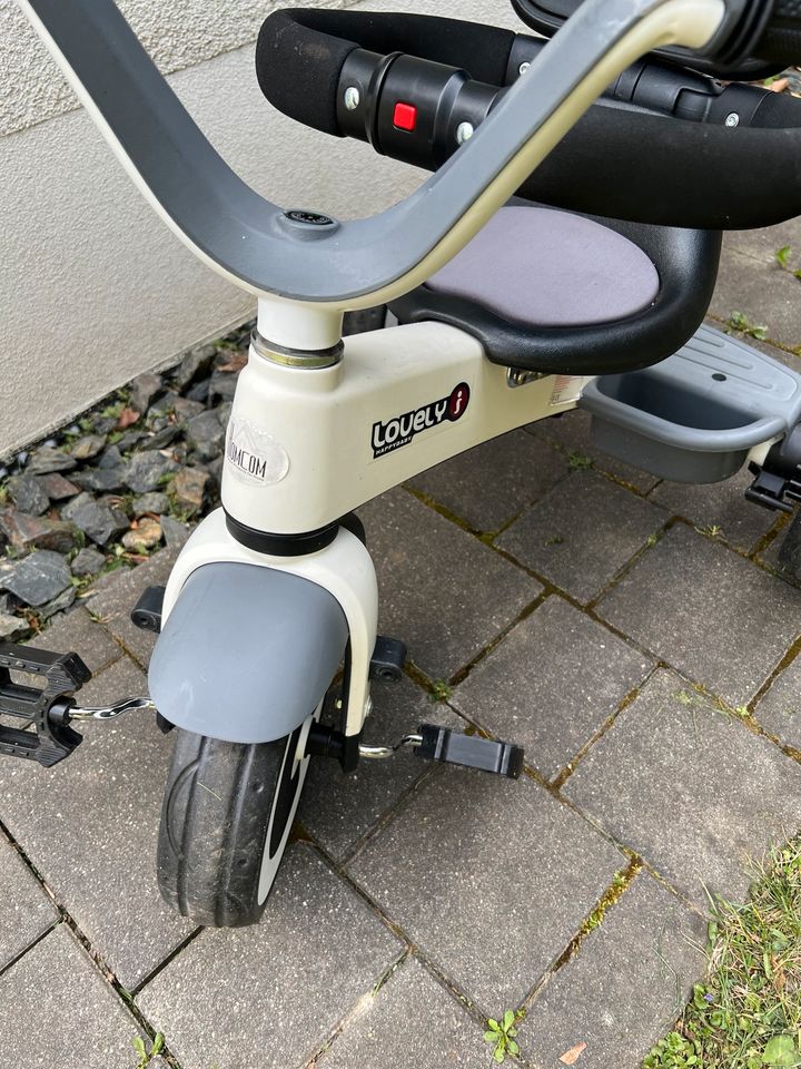 Dreirad mit Haltestange und Sonnenschutz in Dresden