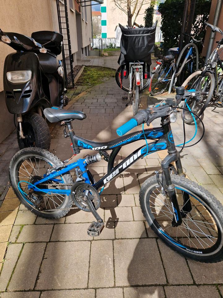 Fahrrad junge in Mainz