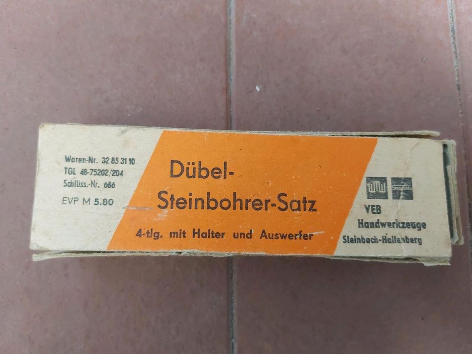 DDR Dübel-Steinbohrer-Satz in Leipzig