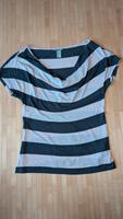 H&M Shirt Gr. M 38 Wasserfall Oberteil gestreift rosa grau Damen Hessen - Gladenbach Vorschau