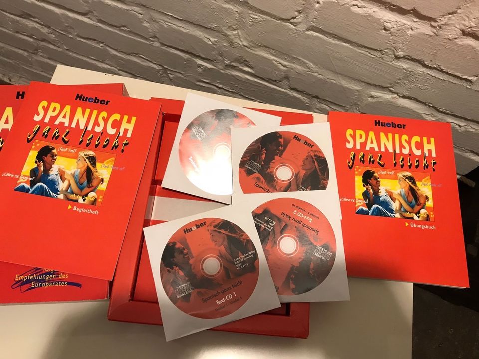 Spanisch ganz leicht Hueber Übungsbuch Begleitheft 4 CDs in Essen
