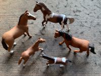 Pferde SCHLEICH Set 5 Pferde Sachsen - Torgau Vorschau