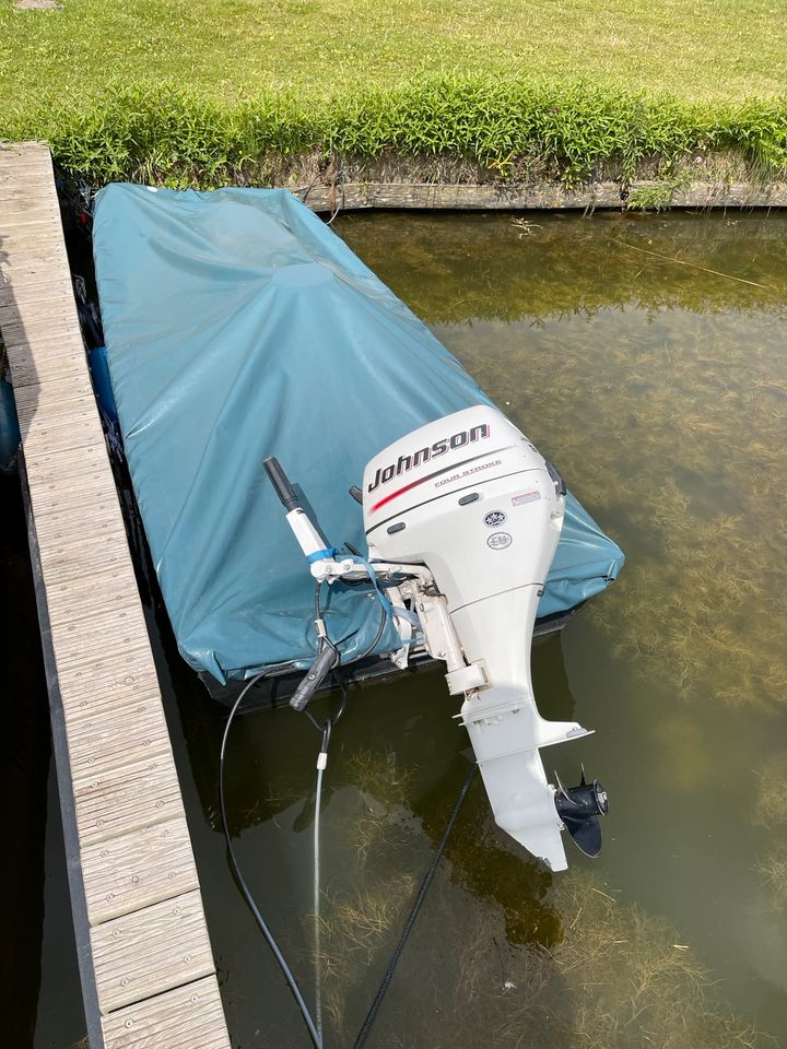 Angelboot / Aluboot - Viel Zubehör *sofort losangeln* Minn Kota in Leichlingen