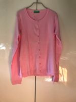 Benetton Damen Strickcardigan Baumwolle rose Gr. L Frankfurt am Main - Sachsenhausen Vorschau