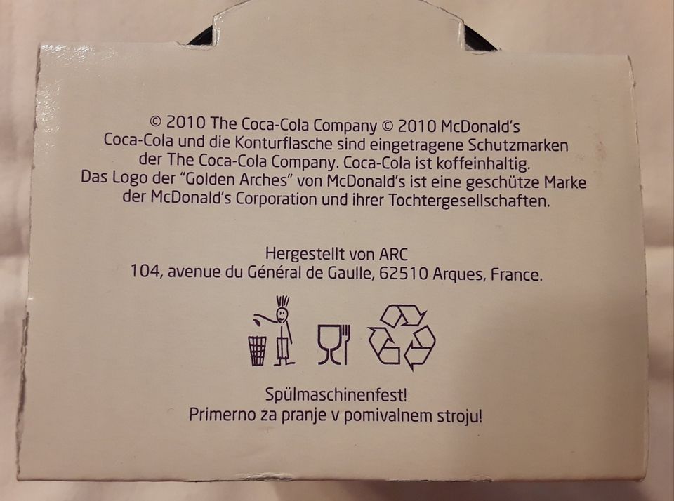 2 x COCA COLA Gläser "125 Jahre" von 2010 unbenutzt ovp in Schwäbisch Gmünd