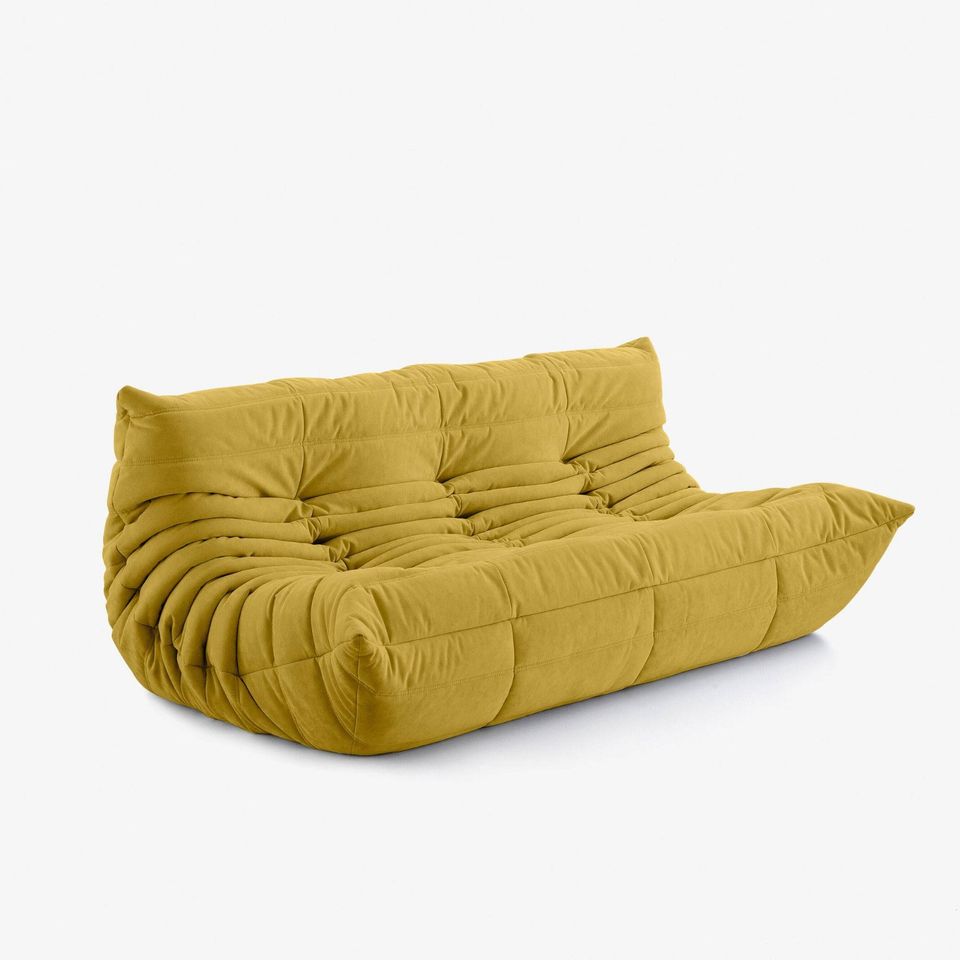 ligne roset Hohenzollernstr TOGO 3er Sofa Alcantara Gelb PREORDER in München