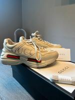 Rhyton Damensneaker aus Leder mit Gucci Logo Wandsbek - Hamburg Rahlstedt Vorschau