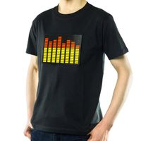LED Shirt Leuchtshirt Equalizer Partyshirt soundgesteuert Gr. L Baden-Württemberg - Eberdingen Vorschau