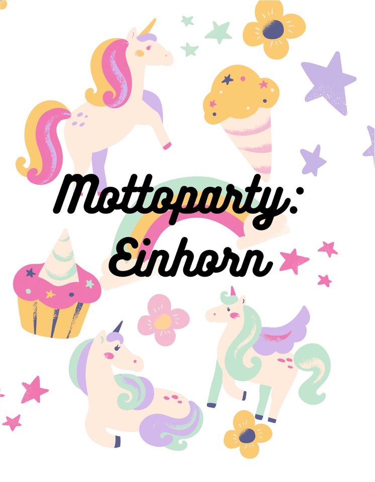 LEIHEN | Einhorn Party | Kindergeburtstag | Mottoparty in Kappelrodeck