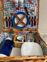 Hochwertiger Picknickkorb mit voller Ausstattung Nordrhein-Westfalen - Porta Westfalica Vorschau