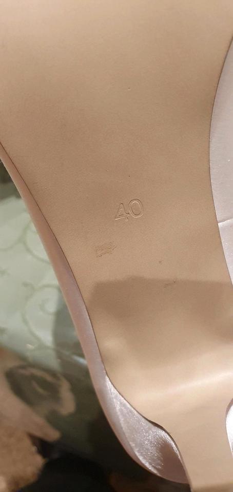 Brautschuhe Pink Paradox London Satin Pumps perlmut Gr.40 in Beilngries