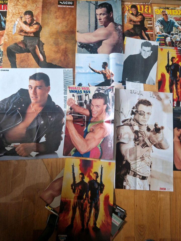 Sammlung Poster Jean Claude Van Damme Bravo Cinema Video Plus in Verden