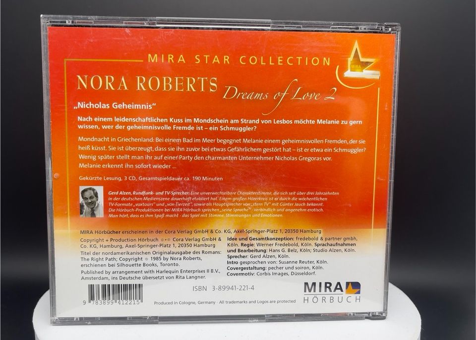 Hörbuch Nora Roberts DREAMS OF LOVE 2 in Stadtoldendorf