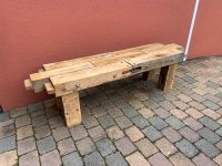 Solide Gartenholzbank aus Fachwerkbalken Eiche Niedersachsen - Ronnenberg Vorschau