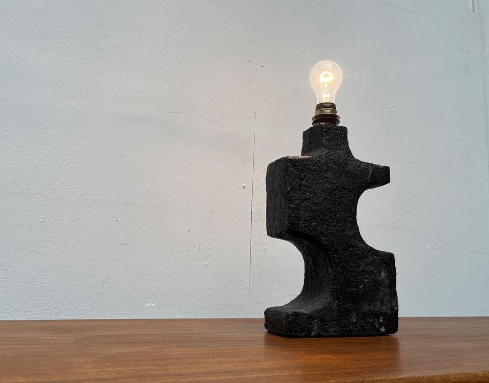 Mid Century Brutalist Studio Pottery Table Lamp Tischleuchte 60er in Hamburg