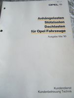OPEL Euroservice   Anhängelasten, Stütz- /Dachlasten 5/90 Niedersachsen - Schwanewede Vorschau