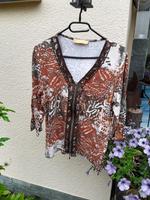 BIBA Oberteil Bluse Shirt Jacke  braunmeliert  Gr.  40/42  neuw. Hessen - Braunfels Vorschau