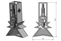 Feuersäule Zündkerze Isolator Feuerstelle Feuerkorb Sachsen - Zwickau Vorschau