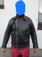 Herren Lederjacke - schwarz / Motorradjacke Thüringen - Unterbreizbach Vorschau