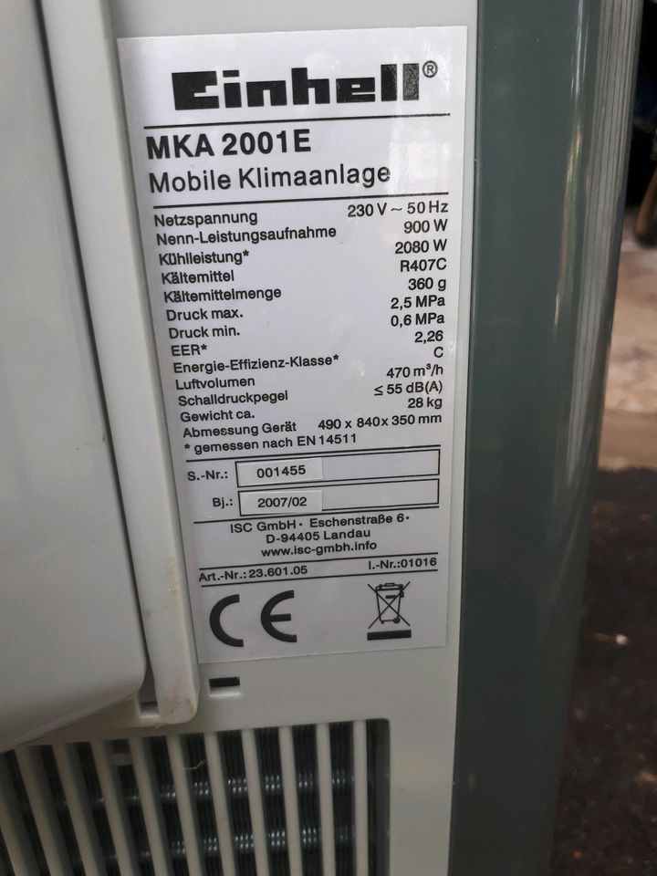 Mobile Klimaanlage Einhell in Hessen - Rotenburg | Weitere Haushaltsgeräte  gebraucht kaufen | eBay Kleinanzeigen ist jetzt Kleinanzeigen
