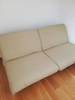 Schlafcouch, 190 x 130 cm, beige, auf Metallgestell, Top Zustand Niedersachsen - Hagen am Teutoburger Wald Vorschau