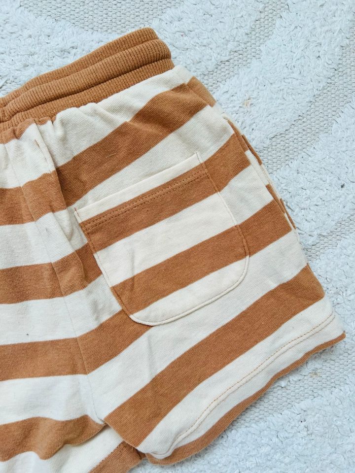 Konges Slojd „Lou“ Bloomer Shorts Hose Beige Sand Streifen 12M 80 in Lüneburg