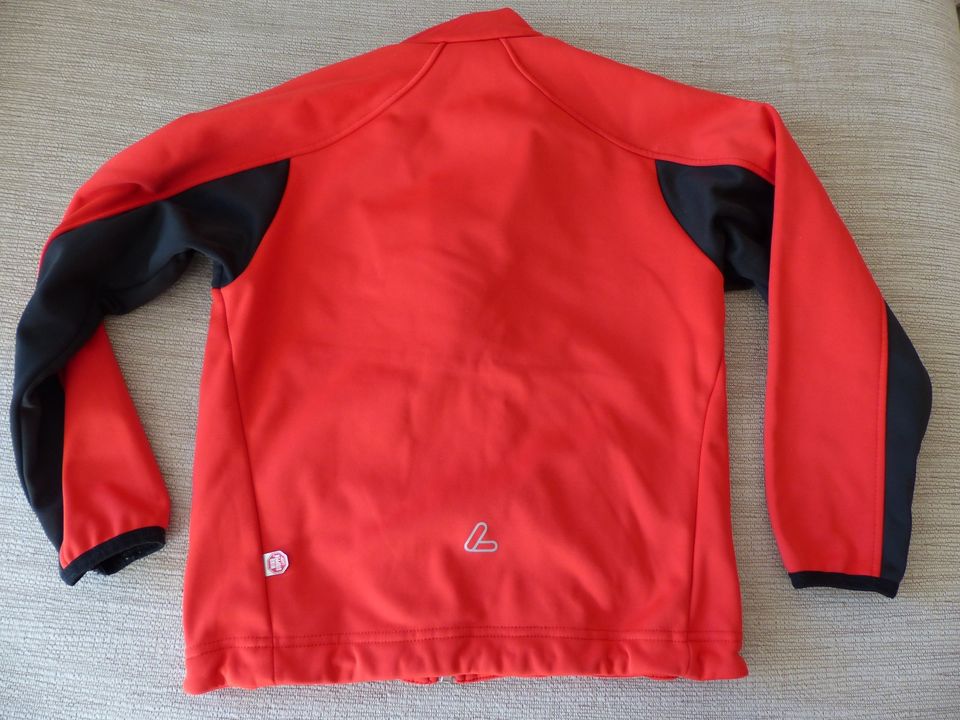 Löffler WINDSTOPPER Softshelljacke Kinder Gr. 140 rot/schwarz in Grasbrunn