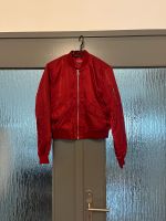 Pull&Bear Bordeaux Rote Bomber Jacke Findorff - Findorff-Bürgerweide Vorschau