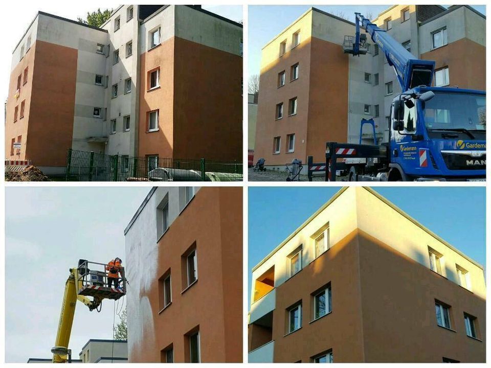 Fassadenreinigung / WDVS Fassade reinigen und Fassadenschutz in Bergisch Gladbach