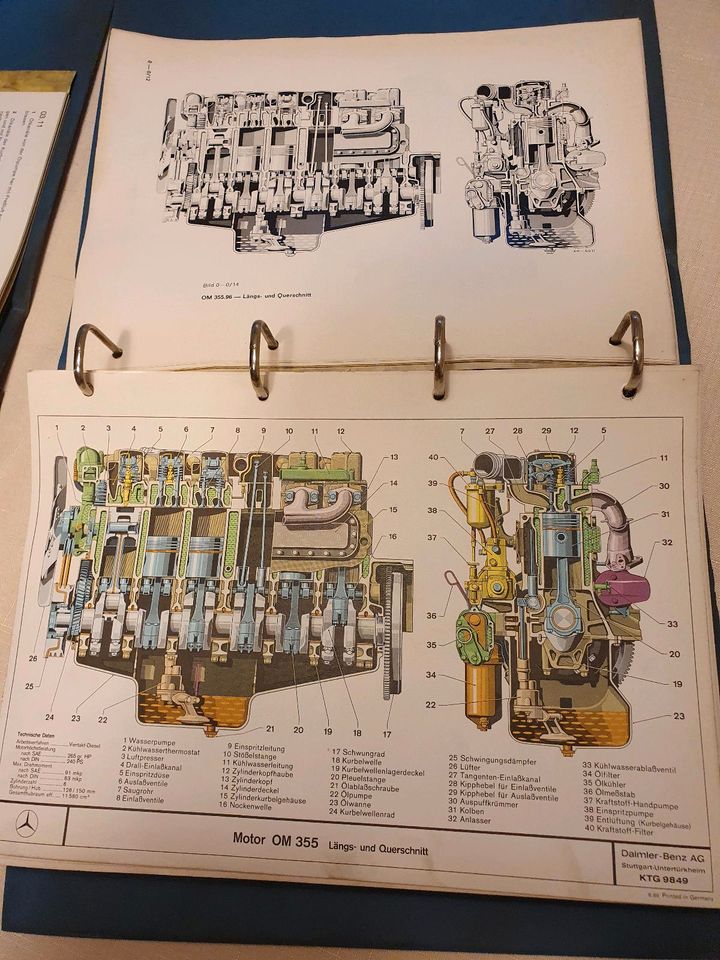 Mercedes Werkstatt-Handbuch Motoren Nutzfahrzeuge in Maroldsweisach