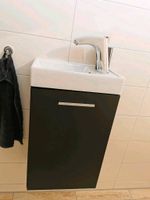 Gäste Wc Waschbecken mit Unterschrank schwarz Wasserhahn Nordrhein-Westfalen - Lengerich Vorschau